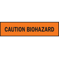 Barricade Tape, English, 3" W x 1000' L, 3.5 mils, Black on Orange Rock Safety Industrial Ltd