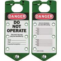 Moraillons de verrouillage &eacute;tiquet&eacute;s, Vert Rock Safety Industrial Ltd