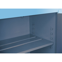 ChemCor&reg; Lined Acid/Corrosive Storage Cabinets, 30 gal., 43" x 44" x 18" Rock Safety Industrial Ltd