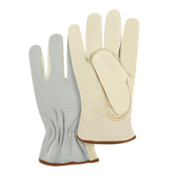 Split Back Driver's Gloves, Large, Grain Cowhide Palm Rock Safety Industrial Ltd