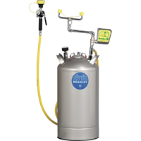 Douche oculaire portative, Pressuris&eacute;, Capacit&eacute; 15 gal., Conformit&eacute; ANSI Z358.1 Rock Safety Industrial Ltd