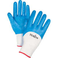 Gants enduits et tricot&eacute;s sans coutures de poids moyen, 7/Petit, R&ecirc;vetement Nitrile, Calibre 13, Enveloppe en Coton Rock Safety Industrial Ltd