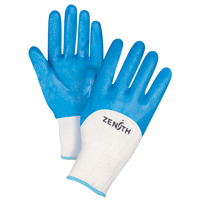 Gants enduits et tricot&eacute;s sans coutures de poids moyen, 10/T-Grand, R&ecirc;vetement Nitrile, Calibre 13, Enveloppe en Coton Rock Safety Industrial Ltd