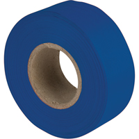 Flagging Tape, 1.2" W x 300' L, Blue Rock Safety Industrial Ltd