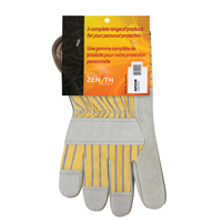 Gants d'ajusteur rugueux de premi&egrave;re qualit&eacute;, Grand, Paume en Cuir de vache refendu, Doublure en Coton Rock Safety Industrial Ltd