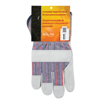 Gants d'ajusteur rugueux, T-Grand, Paume en Cuir de vache refendu, Doublure en Coton Rock Safety Industrial Ltd