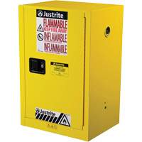 Armoire de s&eacute;curit&eacute; compacte pour produits inflammables EX Sure-Grip, 12 gal., 1 Porte(s), 23,25" La x 35" h x 18" p Rock Safety Industrial Ltd