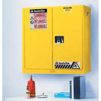 Armoires de s&eacute;curit&eacute; murales Sure-Grip EX, 20 gal., 2 Porte(s), 43" La x 44" h x 12" p Rock Safety Industrial Ltd
