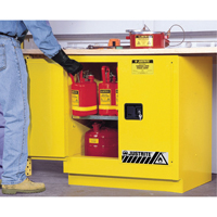 Armoire de s&eacute;curit&eacute; pour dessous de comptoir pour produits inflammables EX Sure-Grip, 22 gal., 2 Porte(s), 35" La x 35" h x 22" p Rock Safety Industrial Ltd