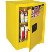 Armoire de s&eacute;curit&eacute; d'&eacute;tabli pour produits inflammables EX Sure-Grip, 24 gal., 1 Porte(s), 21" La x 27" h x 18" p Rock Safety Industrial Ltd