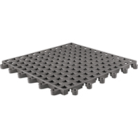 Tapis Ergodeck tout usage No 564 & No 566, PVC, 1-1/2' la c, 1-1/2' lo, 7/8" &eacute;paisseur, Charbon Rock Safety Industrial Ltd