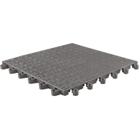Tapis ErgoDeck Soft No 566, PVC, 1-1/2' la c, 1-1/2' lo, 7/8" &eacute;paisseur, Charbon Rock Safety Industrial Ltd