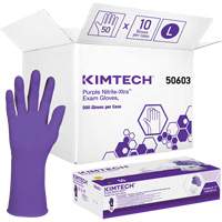 Kimtech Examination Gloves, Large, Nitrile, 6-mil, Powder-Free, Purple, Class 2 Rock Safety Industrial Ltd