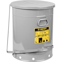 Oily Waste Cans, FM Approved/UL Listed, 21 US gal., Silver Rock Safety Industrial Ltd