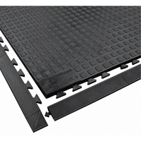 Tapis Rejuvenator Connect No 502, Polyur&eacute;thane, 3' la c, 3' lo, 5/8" &eacute;paisseur, Noir Rock Safety Industrial Ltd