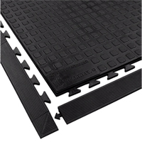 Tapis Rejuvenator Connect No. 502, Polyur&eacute;thane, 3-1/4' la c, 3-1/4' lo, 5/8" &eacute;paisseur, Jaune Rock Safety Industrial Ltd