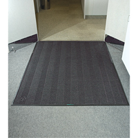 Waterhog&reg; Eco Elite Matting, Wiper/Scraper, 4' x 6' x 3/8", Grey Ash Rock Safety Industrial Ltd