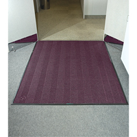 Waterhog&reg; Eco Elite Matting, Wiper/Scraper, 6' x 6' x 3/8", Maroon Rock Safety Industrial Ltd