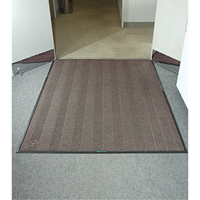 Waterhog&reg; Eco Elite Matting, Wiper/Scraper, 4' x 6' x 3/8", Chestnut Brown Rock Safety Industrial Ltd