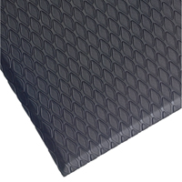 Cushion Max Mats, Diamond, 3' x 5' x 5/8", Charcoal, Nitrile/PVC Rock Safety Industrial Ltd