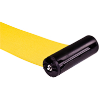 Free-Standing Crowd Control Barrier Receiver Post, 35" High, Yellow Rock Safety Industrial Ltd