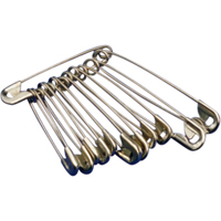 Safety Pins, Assorted Sizes Rock Safety Industrial Ltd