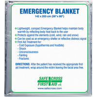 Rescue Foil Blankets, Aluminized Polyester Rock Safety Industrial Ltd