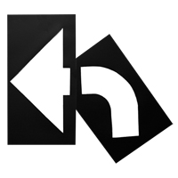 Pochoirs pour parc de stationnement, Anglais, 8" x 27" Rock Safety Industrial Ltd