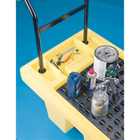 Poly-Spillcart Cart, 66.5" L x 29" W x 43.9" H, 57 US gal. Spill Cap. Rock Safety Industrial Ltd