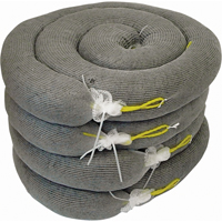 Barrage absorbant de premi&egrave;re qualit&eacute;, Universel, 10' lo x 5" la, Absorption 35 gal., 4 /pqt Rock Safety Industrial Ltd