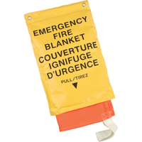 Emergency Fire Blankets, Fibreglass, 72"L x 72"W Rock Safety Industrial Ltd