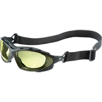Lunettes de s&eacute;curit&eacute; &agrave; coques Uvex HydroShield Seismic, Lentille Ambr&eacute;e, Antibu&eacute;e/Anti-&eacute;gratignures, Ventilation Ferm&eacute; Rock Safety Industrial Ltd