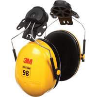 Peltor Optime 98 Series Earmuffs, Cap Mount, 23 NRR dB Rock Safety Industrial Ltd