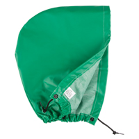 AcidBasicTM Chemical & Acid Resistant Rain Hood, One Size, Green, Polyester Rock Safety Industrial Ltd