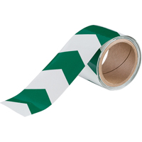 Ruban luminescent, fl&egrave;che de style V, 3" x 15', Polyester, Vert Rock Safety Industrial Ltd