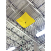 Ultra-Drip Diverter&reg; Roof Drip Diverter, 7' L x 7' W, Vinyl Rock Safety Industrial Ltd