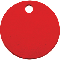 Blank Tags, Aluminum, 1.5" dia Rock Safety Industrial Ltd