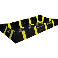 Bermes de confinement avec supports int&eacute;rieurs de parois QuickBerm , Capacit&eacute; 235 gal. US, 4' la x 8' lo x 12" h, Support &agrave; encliqueter Rock Safety Industrial Ltd