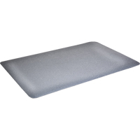 Tapis antimicrobiens WD Foodmaster, Lisse, 3' x 4' x 9/16", Gris, Mousse de vinyle Rock Safety Industrial Ltd
