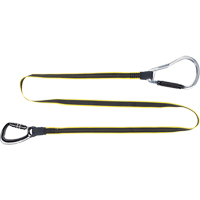 Heavy Duty Rail Tool Lanyard, Fixed Length, Dual Carabiner Rock Safety Industrial Ltd