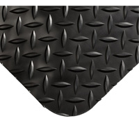 Smart Mats No.497, Diamond, 4' x 10' x 1", Black, PVC/Urethane Rock Safety Industrial Ltd