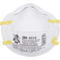 8210 Particulate Respirators, N95, NIOSH Certified Rock Safety Industrial Ltd