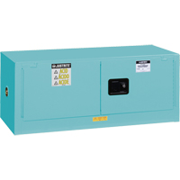Armoire de s&eacute;curit&eacute; en acier inoxydable pour produits corrosifs/acides EX Piggyback Sure-Grip , 12 gal., 2 Porte(s), 43" La x 18" h x 18" p Rock Safety Industrial Ltd