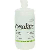 Bouteilles de solution saline pour douche oculaire, Bouteille Plein, 32 oz Rock Safety Industrial Ltd
