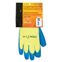 Gants haute visibilit&eacute; doubl&eacute;s d'acrylique de caoutchouc naturel, 9, R&ecirc;vetement Latex de caoutchouc, Calibre 7, Enveloppe en Acrylique Rock Safety Industrial Ltd