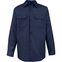 Flame-Resistant Work Shirts, Small, Navy Blue Rock Safety Industrial Ltd