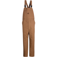 Flame-Resistant Duck Lined Bib Overalls, Medium, Brown Rock Safety Industrial Ltd