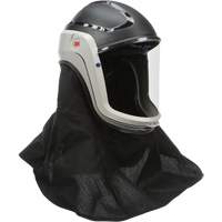 Assemblage de casque Versaflo avec visi&egrave;re de premi&egrave;re qualit&eacute; et enveloppe r&eacute;sistante aux flammes, Universel, Casque rigide, Bavette Simple Rock Safety Industrial Ltd