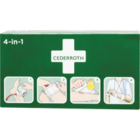 Coagulant 4-dans-1 cederroth, 9" lo x 5-1/2" la Rock Safety Industrial Ltd