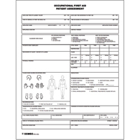 Patient Assessment Chart Rock Safety Industrial Ltd
